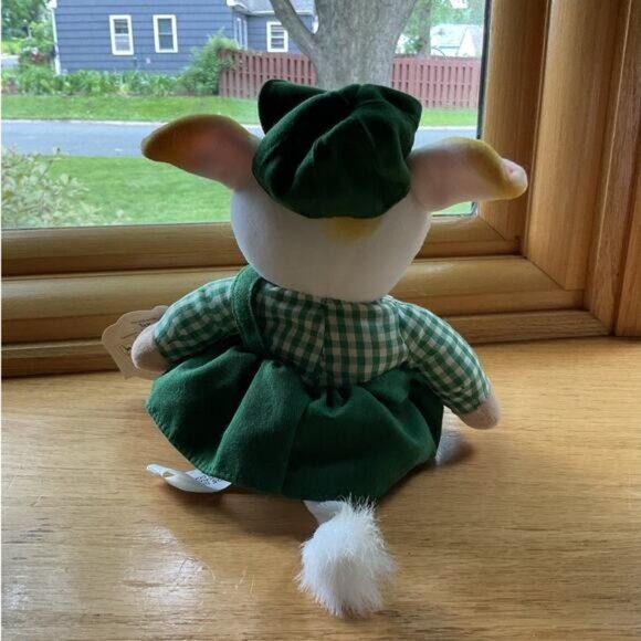 Enesco Marys Moo Moo John Deere Plush Vintage Collectible With Tag 9" - Picture 3 of 3